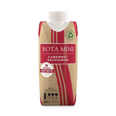 Bota Mini Cabernet Sauvignon Red Wine - 500ml Box