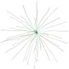 Northlight 20" LED Lighted Firework Silver Branch Christmas Decoration - Green Lights - 3 of 4