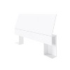 Nexera Twin Avenue Lateral Storage Headboard White: Engineered Wood, Modern Design, Book Space - 2 of 4