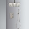 Ceiling Mounted Shower System Combo Set with Handheld and Shower head - 2 of 3