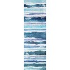 Cozy Living Sapphire Stripes Runner Rugs – Stylish, Durable Runners with Bold Blue Stripes for a Modern Touch in Any Hallway or Space - 2 of 3