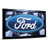 Officially Licensed Ford Logo Framed LED Sign Blue/Black - American Art Decor: Energy-Efficient Wall Decor for Bars & Garages - 2 of 4