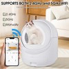 Self Cleaning Cat Litter Box, Automatic Cat Litter Box With App Control, Anti-pinch Device, 4 Highly Sensitive Gravity Sensors - image 2 of 4