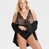 Women's Lingerie Bodysuit - Auden™ Black - 3 of 3