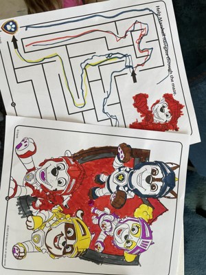 2 Paw Patrol Coloring Book 2 Premium Crayons Set Activity Pad Kids Dra —  AllTopBargains