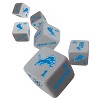 MasterPieces Officially Licensed NFL Detroit Lions - 6 Piece D6 Gaming Dice Set Ages 6 and Up - 3 of 3