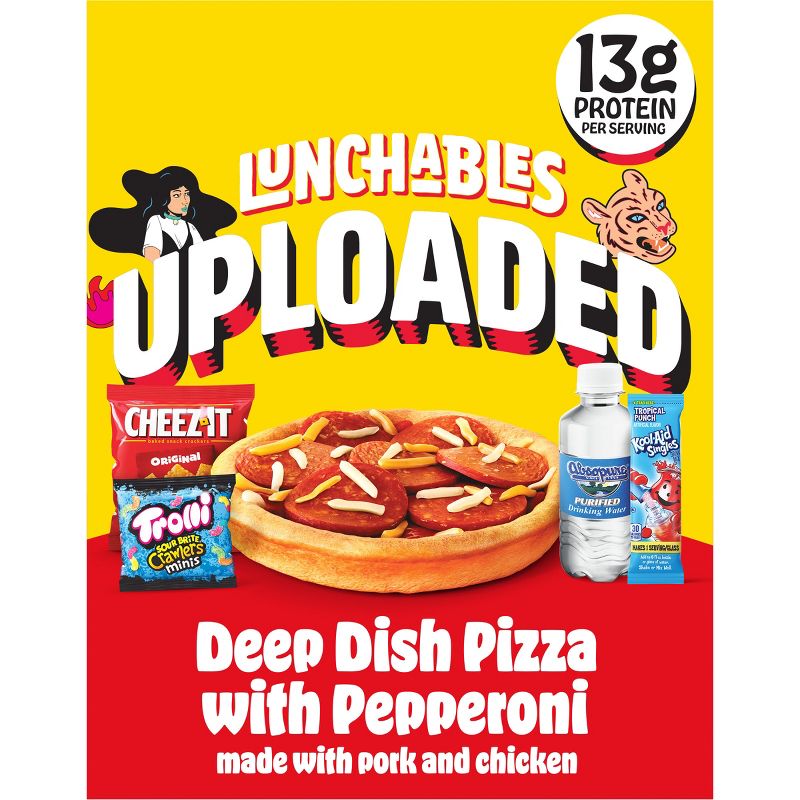 Lunchables Deep Dish Pepperoni Pizza - 15.12oz, 1 of 8
