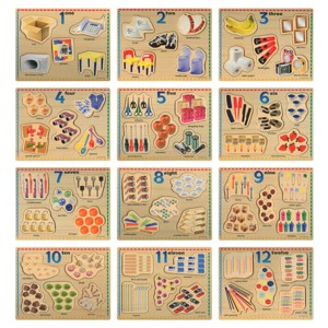 Puzzleworks Number Puzzles  - Set of 12 - 1 of 4