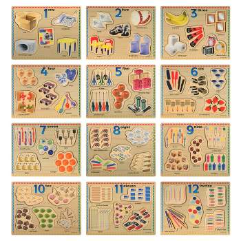 Puzzleworks Number Puzzles  - Set of 12