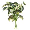 Vickerman 12.5" Artificial Variegated Leaves Spray, 3 per bag - 3 of 3