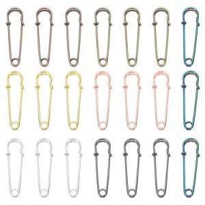Unique Bargains Metal DIY Blankets Crafts Brooch Making Home Sewing Large Safety Pins - 1 of 4