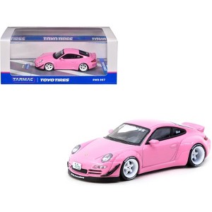 RWB 997 "Toyo Tires" Pink "Hobby64" Series 1/64 Diecast Model Car by Tarmac Works - 1 of 4