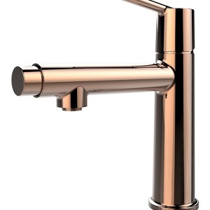 ChicFurnit Bathroom Sink Faucet Single Handle Design with Fountain and Flow Mode for Modern Style, Gold, 15.35"*9.45"*2.76" - 1 of 4