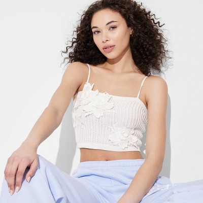 Women's Open Work Sweater Tank Top - Wild Fable™