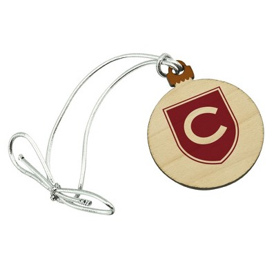 Colgate University Secondary Logo Mini Small Tiny Wood Christmas Tree Holiday Ornament
