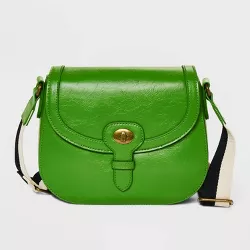 Flap Saddle Crossbody Bag - Universal Thread™ Lime Green