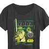 Women's - Star Wars - Digital Yoda Short Sleeve Graphic T-Shirt - 2 of 4