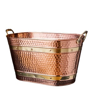 Kings County Tools 25QT Copper Metal Tub - 1 of 4