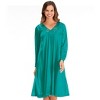 Collections Etc Long Sleeve Tricot Gown - 2 of 4