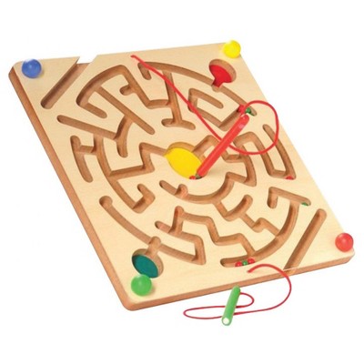 Marvel Education Company Wooden Maze Race To The Center for 2 Players