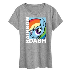 Women's - My Little Pony - Character Block Rainbow Dash Short Sleeve Graphic T-Shirt - 1 of 4