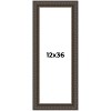 PosterPalooza | Panoramic Museum Brown Picture Frame - UV Acrylic, Foam Board Backing, Hanging Hardware - 2 of 4
