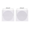 Unique Bargains PVC Self-Adhesive Waterproof Round Shop Push Pull Door Sign 4 Set - 2 of 4