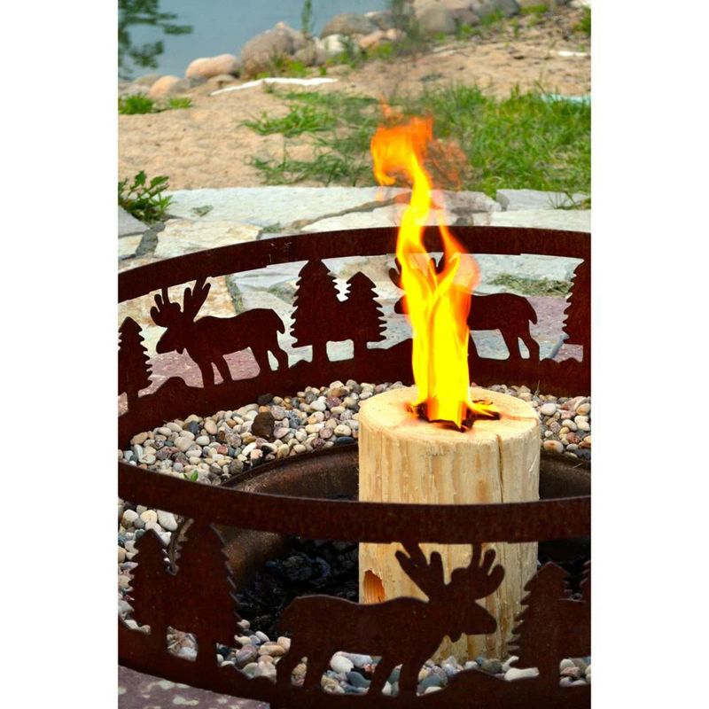 TimberTote Large 12 Inch x 8 Inch One Log Campfire Camping Cooking Camp Fire Wood Log, 4 of 7