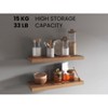 31.5" Wide Floating Shelves Set of 2 - 4 of 4