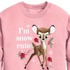 Boys' - Disney - Christmas - I'm Snow Cute Roses Graphic Long Sleeve Fleece Sweatshirt - 2 of 3