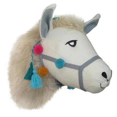 stuffed llama head