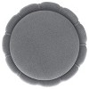 Grungis Round Upholstered Ottoman Bench,Backless Sofa Chair with Wood Framework for Living Room Bedroom Office - 3 of 4