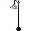 Amora Lighting Tiffany Style White Reading Floor Lamp 62" High - 2 of 3