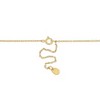 EVERLY JEWELRY | Yellow Plated Sterling Silver Cubic Zirconia and Turquoise Beads Station Necklace, 16"+2"-inch - 2 of 4