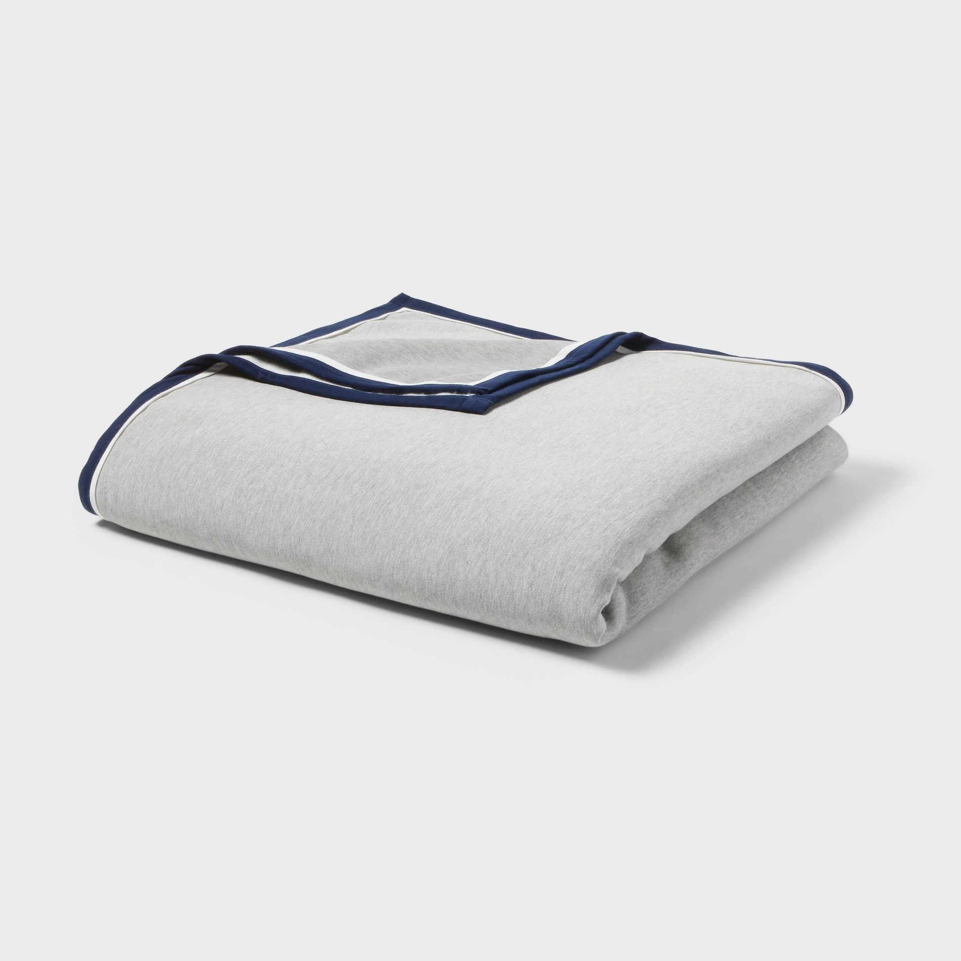 Twin/Twin XL Sweatshirt Bed Blanket Gray - Room Essentials™