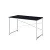 Metal Writing Desk with X-Shape Cross Bar and Modern Design - 4 of 4
