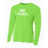 Hardcore Men's Long Sleeve Loose Fit Rash Guard Surf Shirt for Water Sports | Lightweight, Quick-Dry Swimwear - 4 of 4