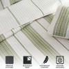 Great Bay Home Stripe Reversible Quilt Set With Shams - 4 of 4