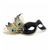 Unique Design I.E. Inc. Daniella-Black/Gold Adult Costume Mask - 3 of 4