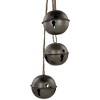 Northlight Jingle Bells with Plaid Bow Christmas Decoration - 20" - Silver - 3 of 4