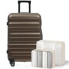 Grungis 6-Piece Hardshell Luggage Set with Dual Spinner Wheels,Lightweight & Durable ABS Hardside ABS Luggage Suitcases - 2 of 4