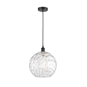 Athens Water Glass - 1 Light Mini Pendant In Industrial Style-14.75 Inches Tall and 12 Inches Wide - 1 of 1