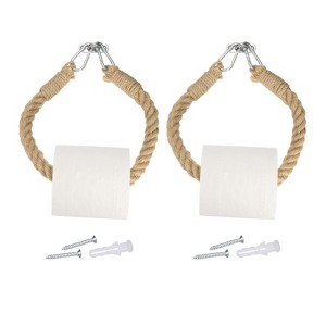 Unique Bargains Wall-Mounted Toilet Paper Holder - 1 of 4