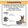 Nispira Cat Water Fountain Filter Replacement Filters for Veken 67oz, 95oz, 135oz Automatic Pet Fountain Dog Water Dispenser, 12 Packs - 4 of 4