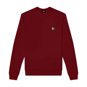 Dalix Fire (Glow In The Dark) Embroidered Fleece Sweatshirt Pullover Mens - 1 of 4