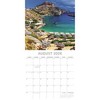 2026 Square Wall Calendar, Greek Islands, 16-Month Passport Collection Theme with 180 Reminder Stickers (12x12 In) - 3 of 4