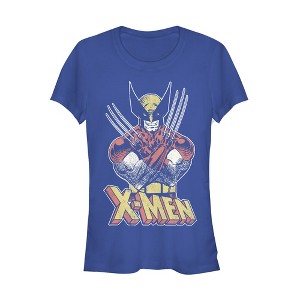 Juniors Womens Marvel X-Men Wolverine Vintage Claws T-Shirt - 1 of 3