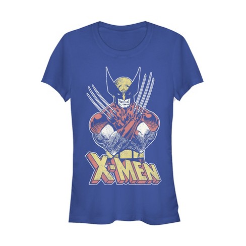 Junior's Marvel X-men Wolverine Vintage Claws T-shirt : Target