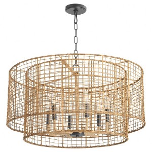 Quorum Lighting Abaca 6 - Light Pendant in  Matte Black - 1 of 1