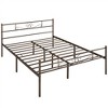 Yaheetech Metal-Framed Platform Bed with Headboard and Footboard - 2 of 4